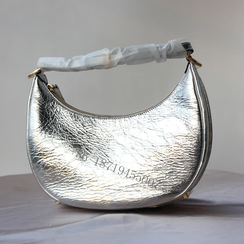 

2022 New Hot Sale Ladies Genuine Leather High Quality Solid Color Simple Messenger One Shoulder Handbag 29cm