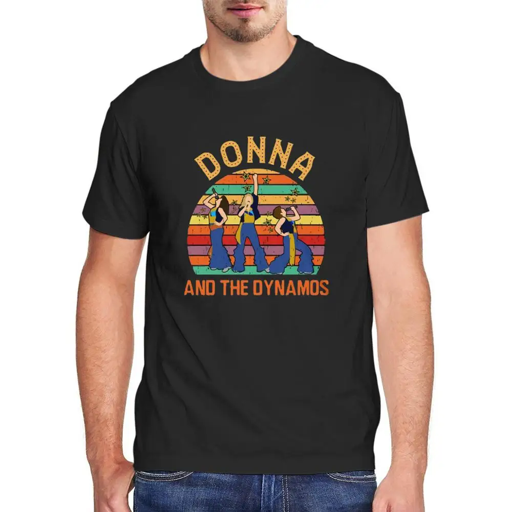 

Unisex Cotton Donna and The Dynamos Vintage Men's Black Men's 100% Cotton T-Shirt Fashion Mamma Mia Music Women Top Tee Gift