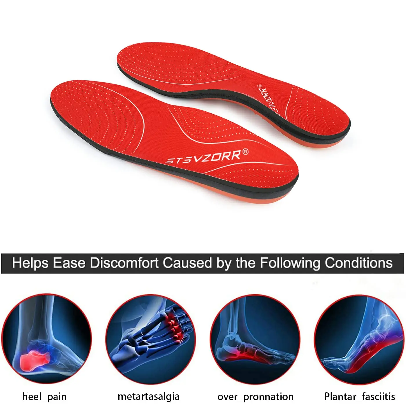 Flat Feet Arch Support Men Orthopedic Insoles Plantar Fasciitis Pain Relief ,Women Heel Orthotics Insoles Sneakers Shoe Inserts