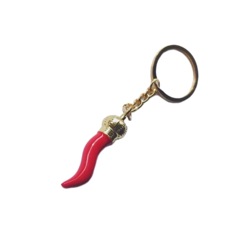 Модный брелок с подвеской в ​​виде перца чили украшение для ключей милый крутой