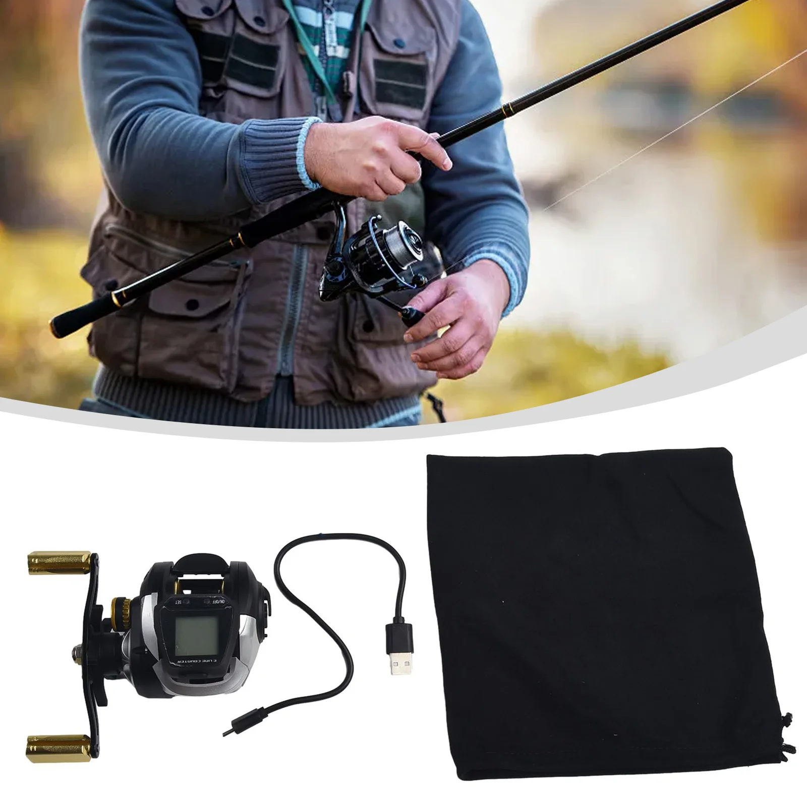 

Nylon Aluminum Alloy Digital Fishing Baitcasting Reel for Smooth Performance with Bite Alarm and Large Display