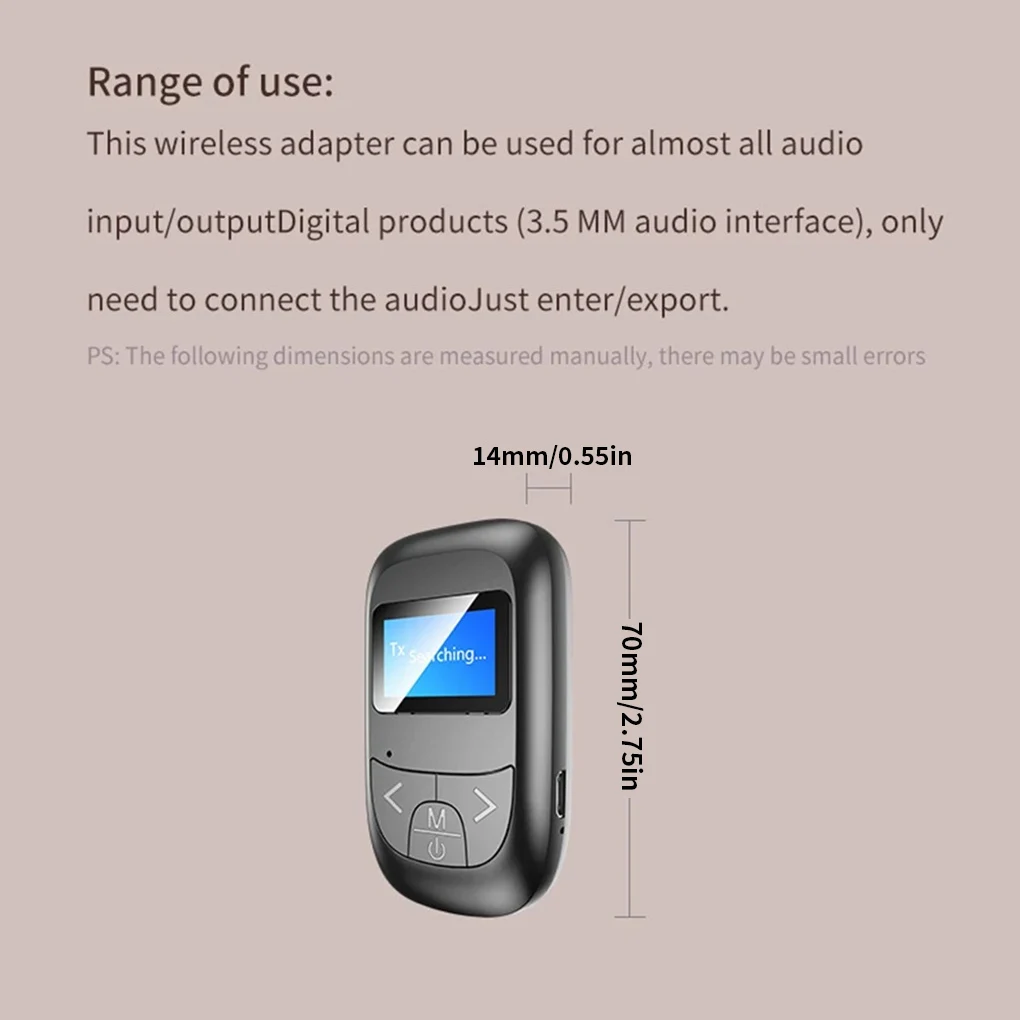 

Bluetooth 5,0 аудио адаптер динамик наушники ТВ Беспроводной аудио сигнал передатчик приемник