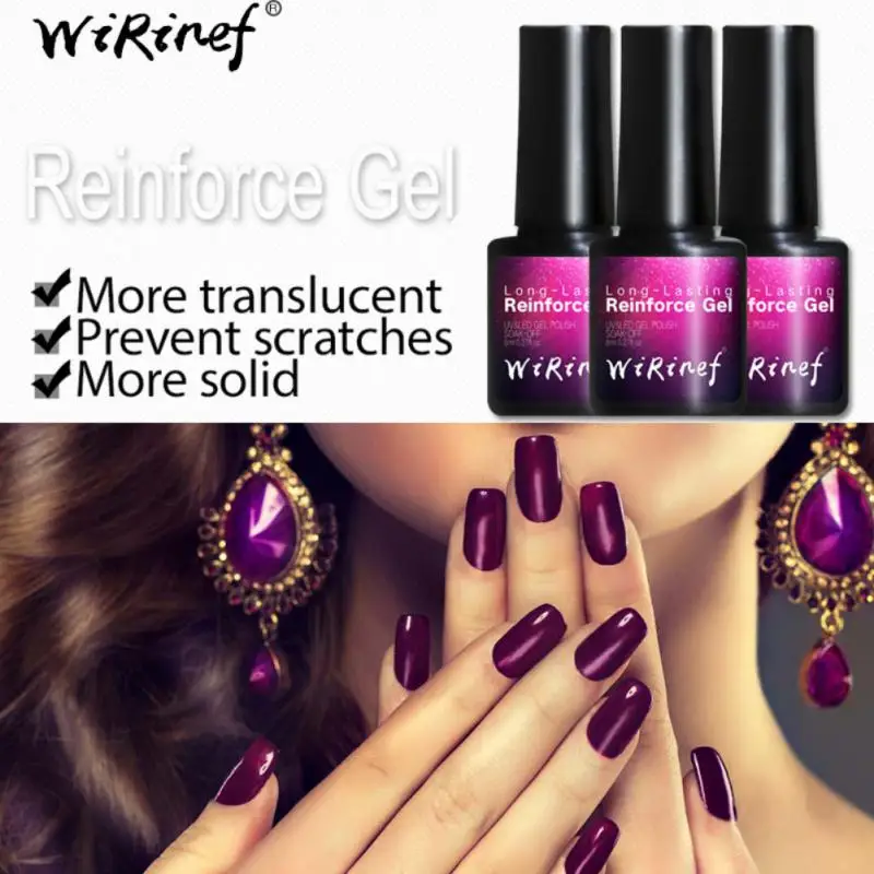 Прозрачное верхнее и Базовое покрытие полуперманентное замачивание