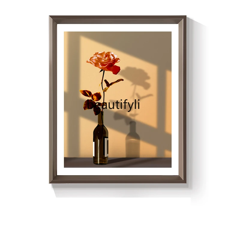 

yj Bathroom Hanging Painting Punch-Free Waterproof Self-Adhesive Painting Light Luxury Sunshine Still Life Decorative Painting