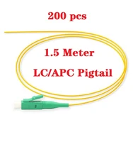 200pcs 1 5 meters length lcapc single mode g657a2 sx core 0 9mm pigtail fiber optic with lszh jacket