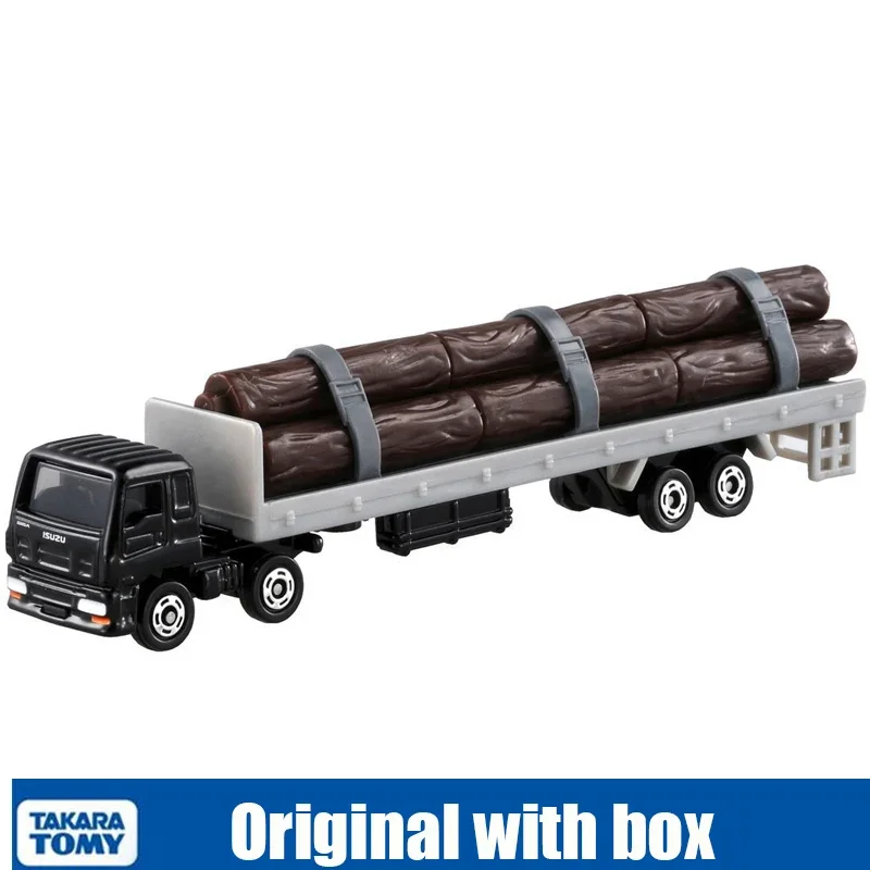 Модель No125 879541 Takara Tomy Tomica Long Isuzu Giga Wood Transporter Литая под давлением модель