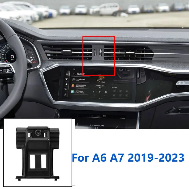 

17mm Special Mounts For Audi A6 C7 A7 C8 S6 RS6 S7 RS7 Car Phone Holder GPS Supporting Fixed Bracket Accessories 2012-2023