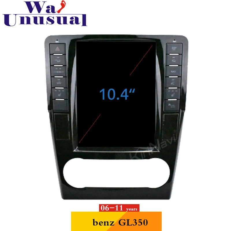 

Unusualway 10.4" Android 9.0 Car DVD Player For Mercedes Benz GL350 GL400 GL450 ML ML300 ML350 ML500 Auto Radio GPS Navigation