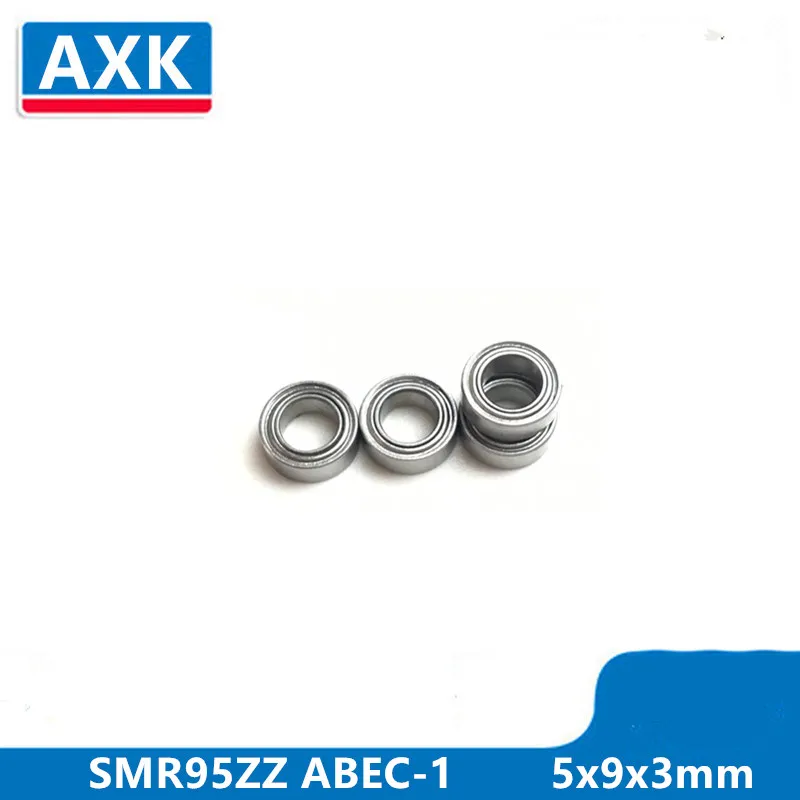 

Axk Smr95zz Abec-1 (10pcs) 5x9x3mm Stainless Steel Miniature Ball Bearings Smr95zz