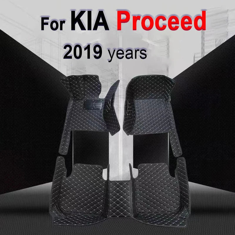 

Car floor mats for Kia Proceed 2019 Custom auto foot Pads automobile carpet cover Car Accessories