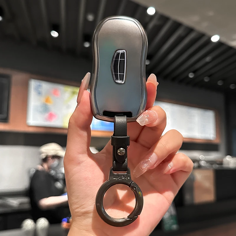 Фото Для Geely Tugella 2020 Boyue Atlas Pro Gili Tugella: роскошный чехол-брелок из сплава для ключа с дистанционным управлением, аксессуары №1