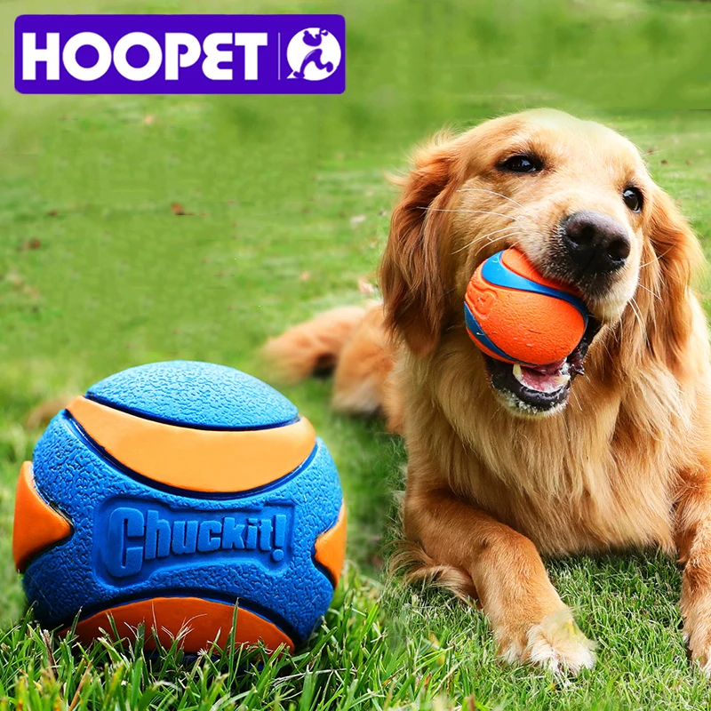 HOOPET Pet Dog Puppy Squeaky Chew Toy Sound Pure Natural Non-toxic Rubber Outdoor Play Small Big Dog Funny Ball