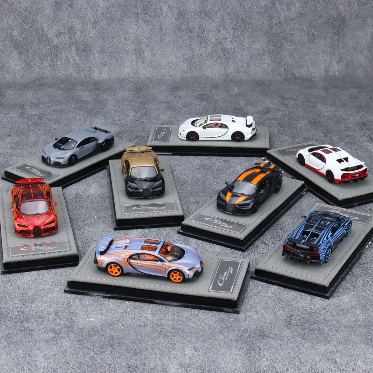 HH 1:64 Chiron Super Sport литая под давлением модель автомобиля из смолы коллекционные