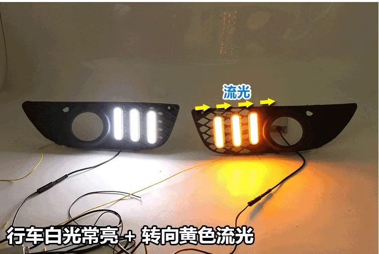 1 zestaw do Mitsubishi Lancer EX 2009 2010 2011 2012 2013 2014 Światła jazdy dziennej LED DRL przeciwmgielne Światło dzienne