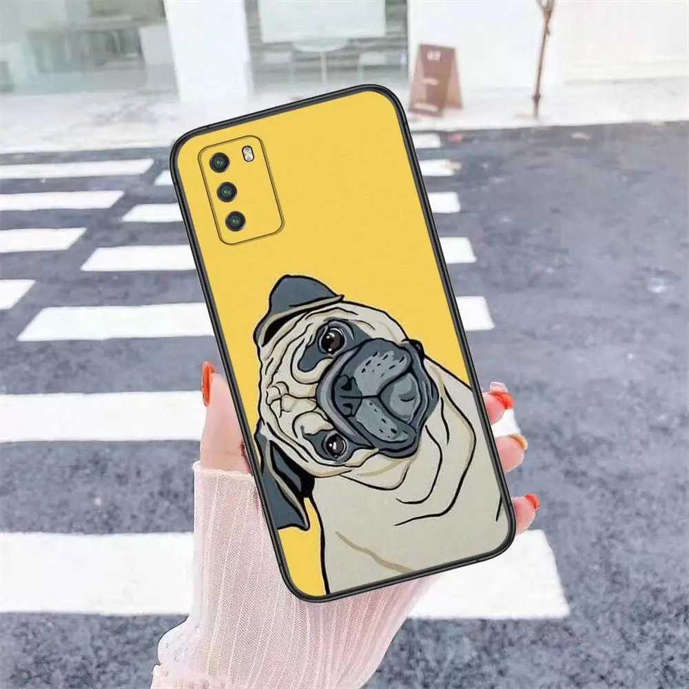 Мопсы собака для Huawei P50 P40 P30 Lite P Smart Z 2019 2020 2021 защитный чехол телефона Лучшая цена |