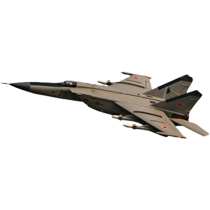 Mikoyan MiG-25 RC like real combat aircraft fixed wing simulation plane airplane kit Double 64mm ducted motor