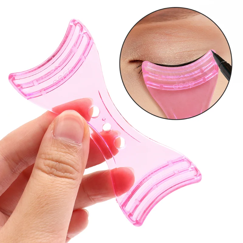 

Eye Makeup Aid Eyeliner Template Eyebrow Eyeshadow Mascara Multifunctional Shaper Stencil Women Professional Make Up Beauty Tool