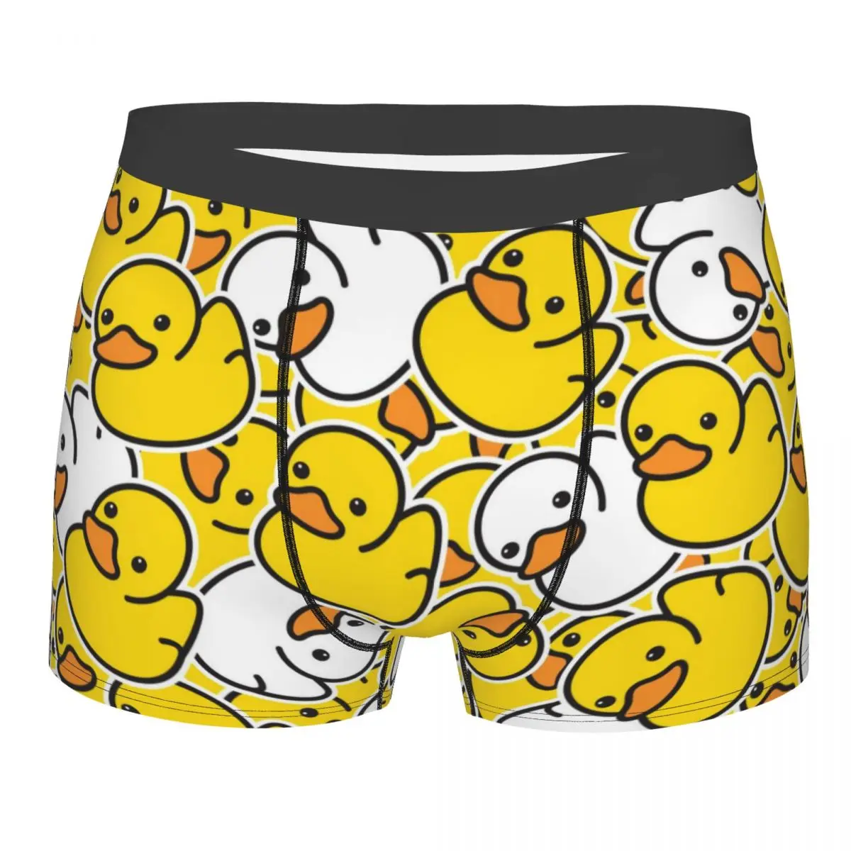 

Funny Boxer Shorts Panties Briefs Men's Cute Duck Pattern Ducky Cartoon Underwear Animal Soft Underpants for Homme S-XXL