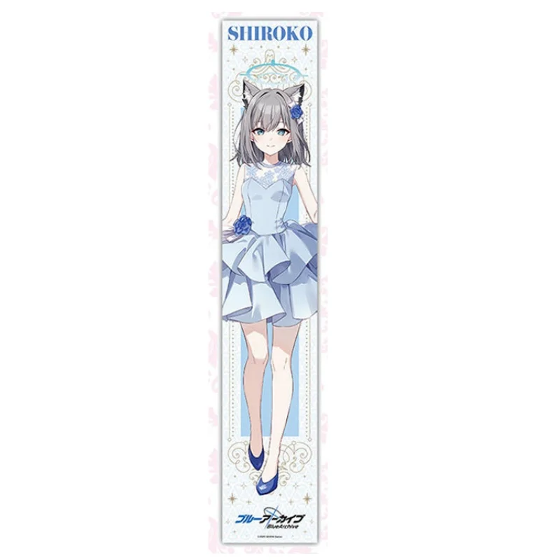 Фото Полотенце-впитыватель Blue Archive Rikuhachima Aru Anime Game 20x110см с персонажами Таканаси Хошино и Суннооками Широко, спортивное полотенце для фанатов, подарки №2