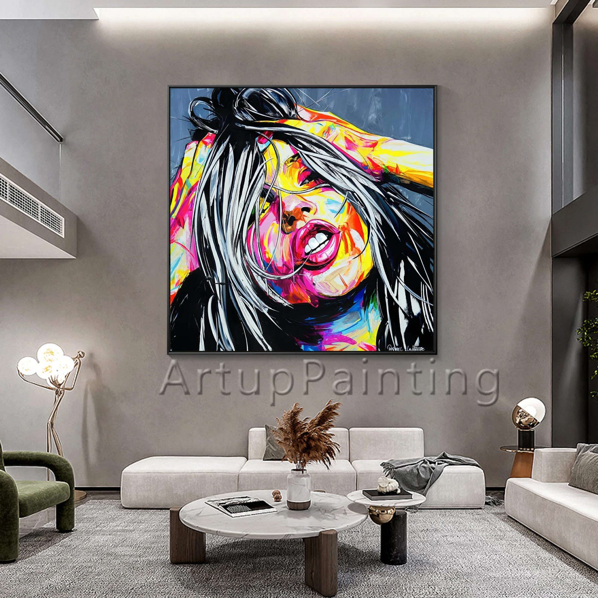 Картина маслом на холсте Нож для гостиной