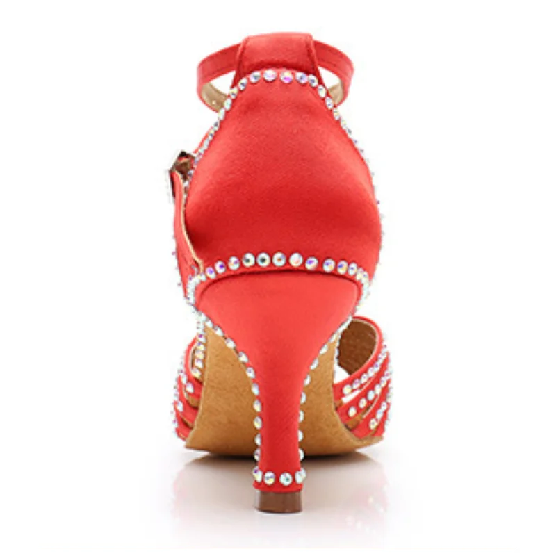 Latin Dance Shoes Women Girls Ballroom Dancing Shoes Soft Bottom High Heeled Tango Jazz Dance Shoes Salsa Sandal Drop Shipping
