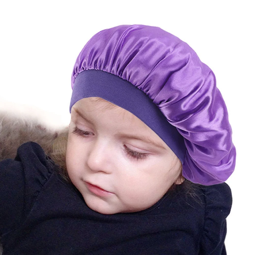 5 шт. нежные детские эластичные шапочки для сна защита волос шапочка с широким