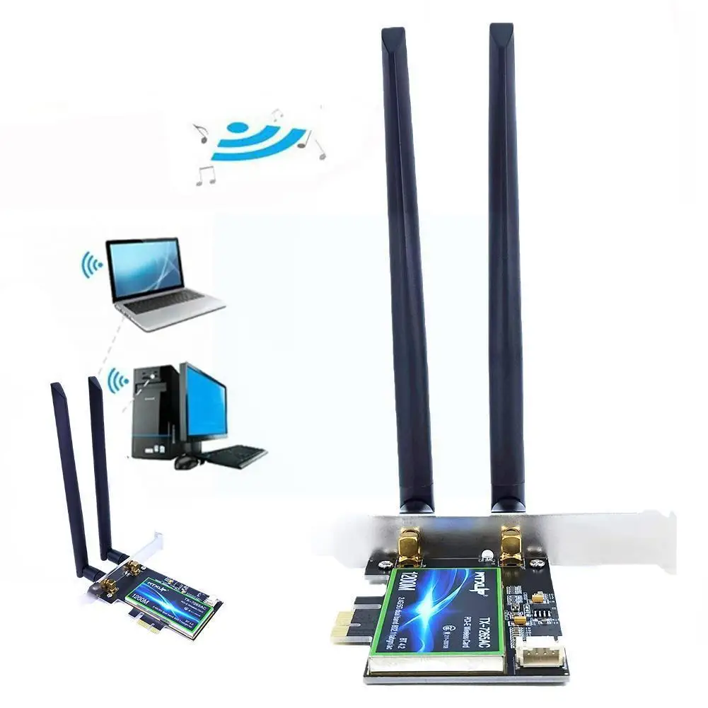 

Адаптер Wi-Fi 7265ac, 1200 м, стандартный двухдиапазонный Pci-e, совместим с Bluetooth, 4.2 Беспроводная сетевая карта для Win7, Win8, Win8.1, Win10, G3v6