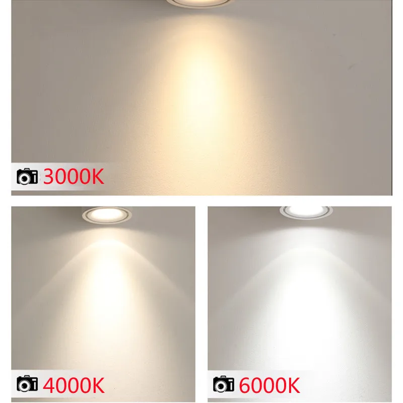 Диммируемые светодиодные потолочные светильники Cob 220 В переменного тока 40 Вт 55 |