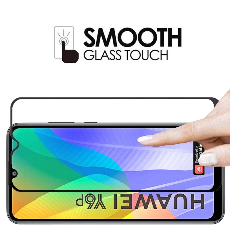Защитный чехол из закаленного стекла 9d для huawei y6p на huaweiy6p y 6p y6 p yp6 6yp p6y защитная