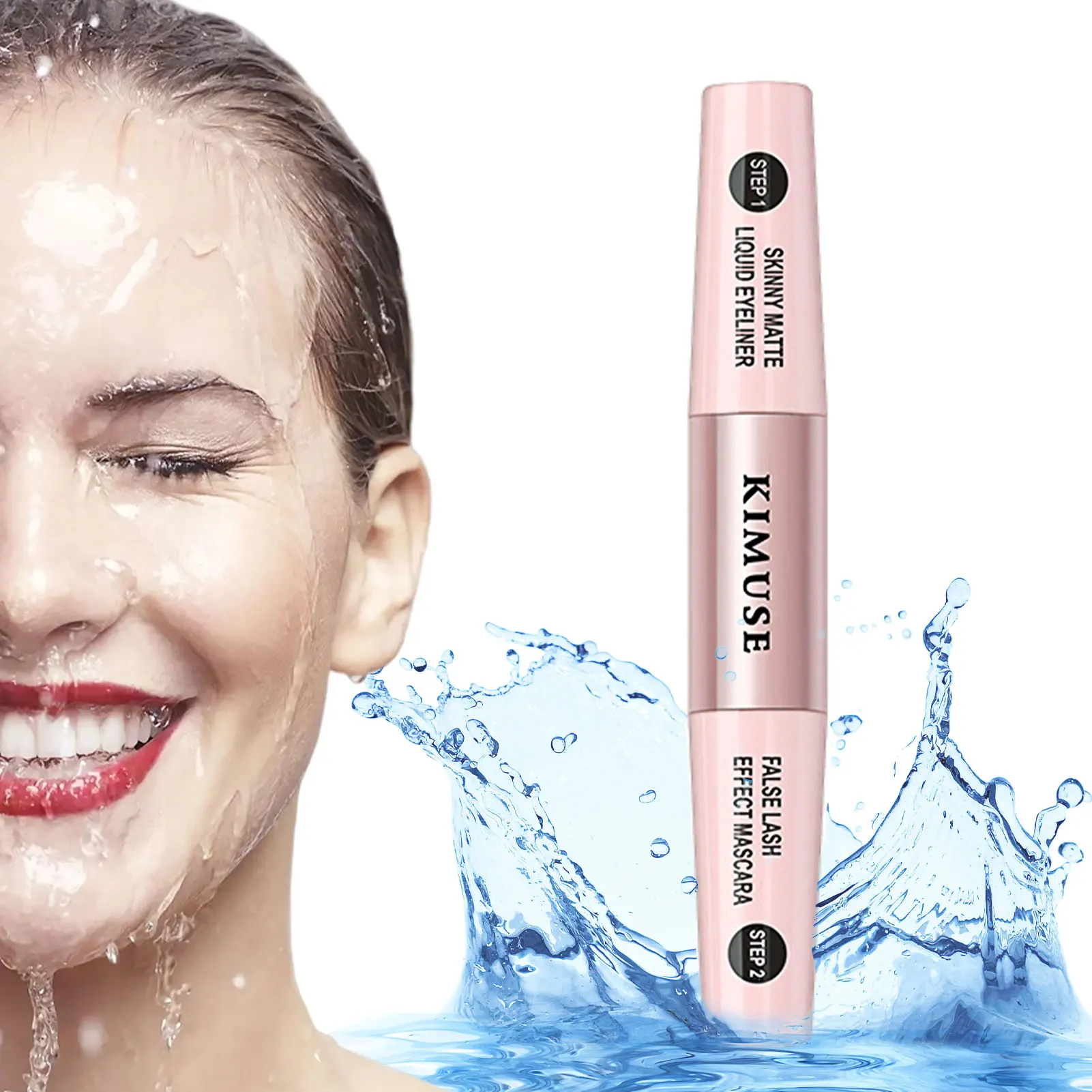 

Mascara And Eye Liner InPiece Mascara And Eyeliner WIth Ultra-fine Brush Head Epic Ink Liner Waterproof Matte Liquid