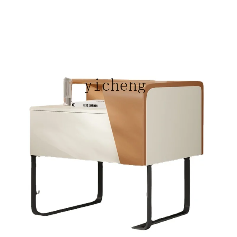 

ZK Bedroom Light Luxury Bedside Table Small Storage Cabinet Modern Minimalist