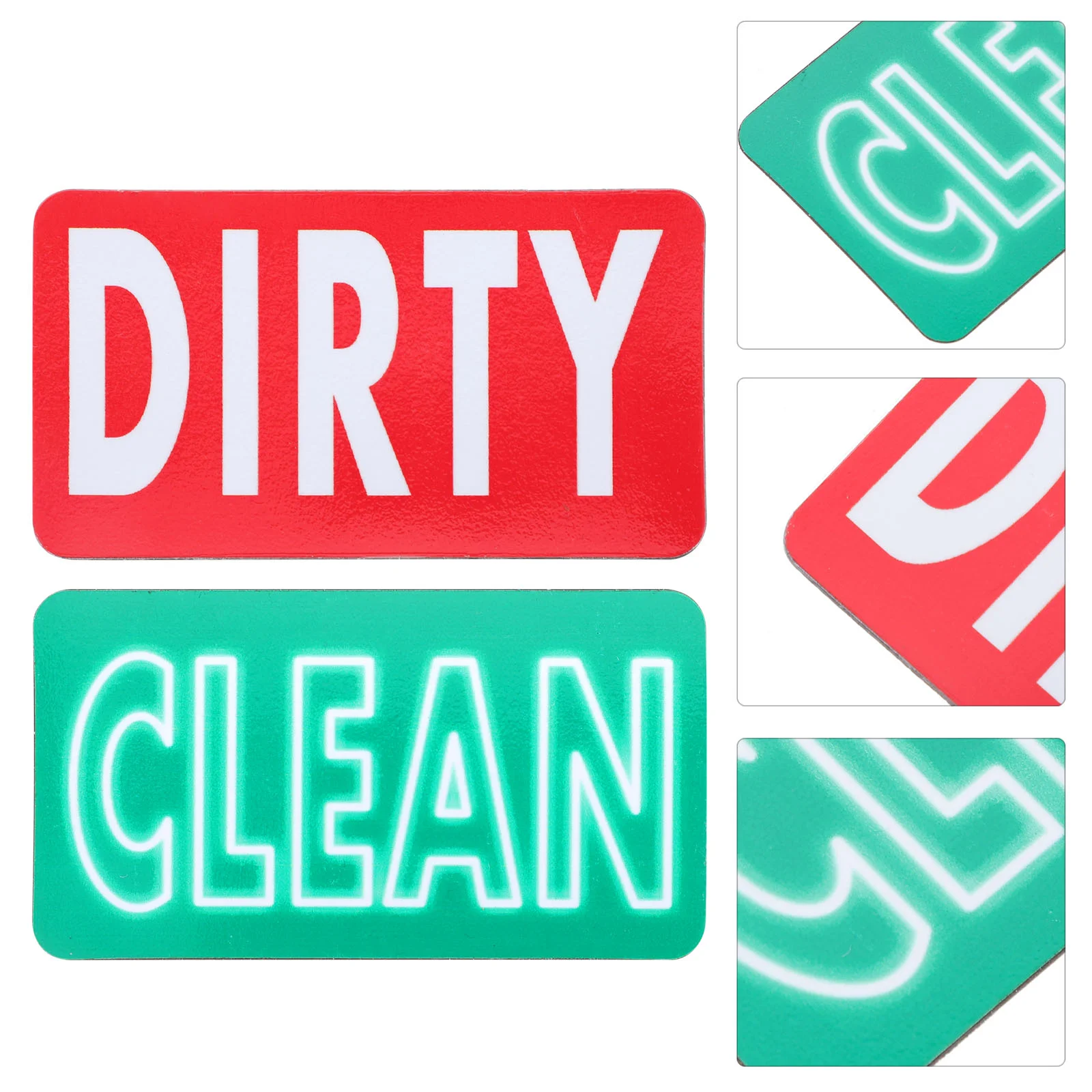 

Dishwasher Clean Dirty Sign Magnet Indicator Dish Washer Reversible Magnetic Plate Kitchen Stickers