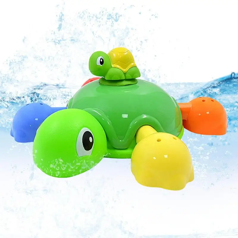 

Baby Bath Toys Bathing Cute Swimming Turtle Whale Pool Beach Classic Chain Water Toy For Kids Water Playing Toys Kids Gift