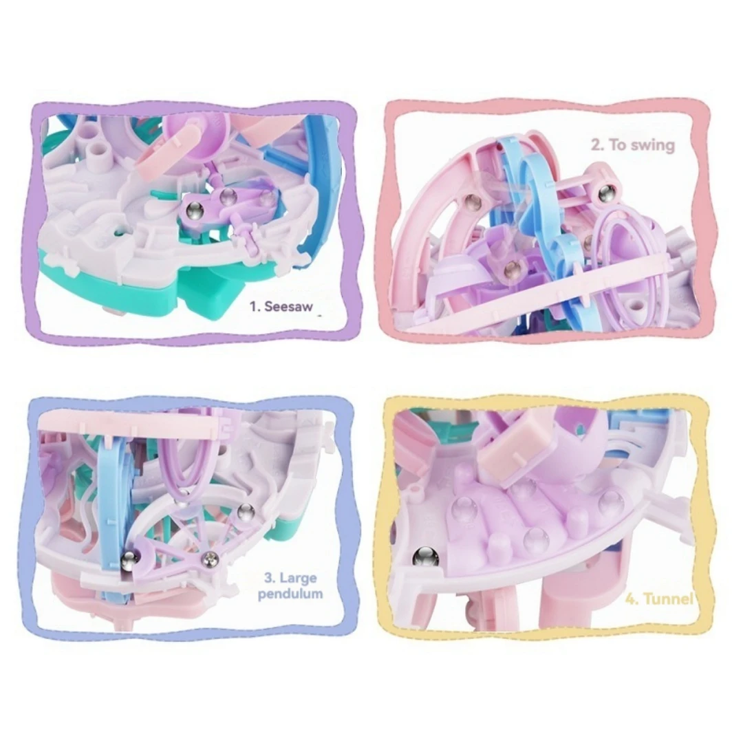 3D Волшебный Лабиринт-мяч-головоломка С 150-ступенчатыми Препятствиями