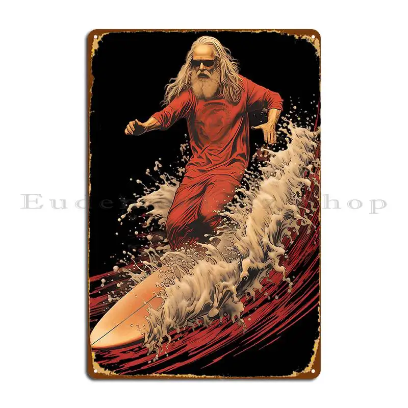 Красная волна Райдер старик Интернет-серфинг металлический налет классический