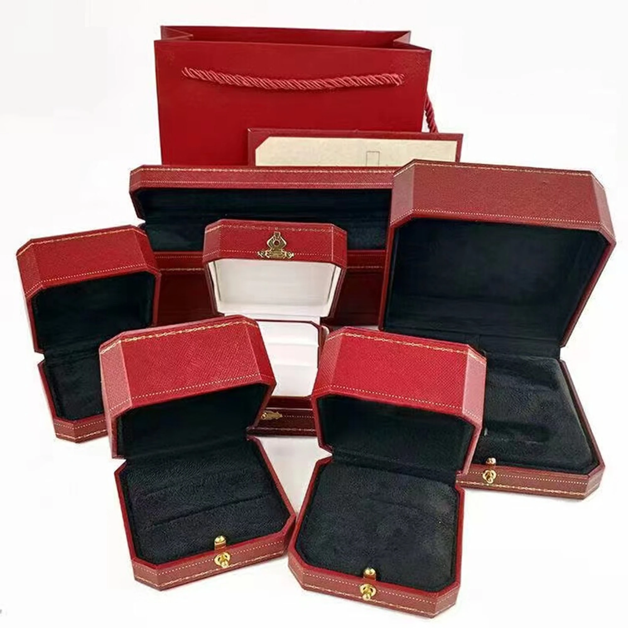 Vintage Design Luxury Ring Box Perfect Engagement Prop Valentine Wedding Gifts Storage Box