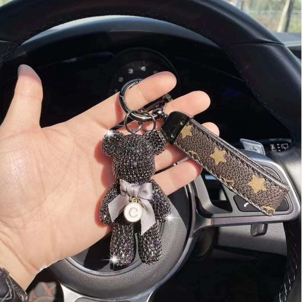 

Exquisite Diamond Key Chain Car Key Ring Mobile Phone Exquisite Accessories Women's Bag Pendant Birthday Gift Girls Accessories
