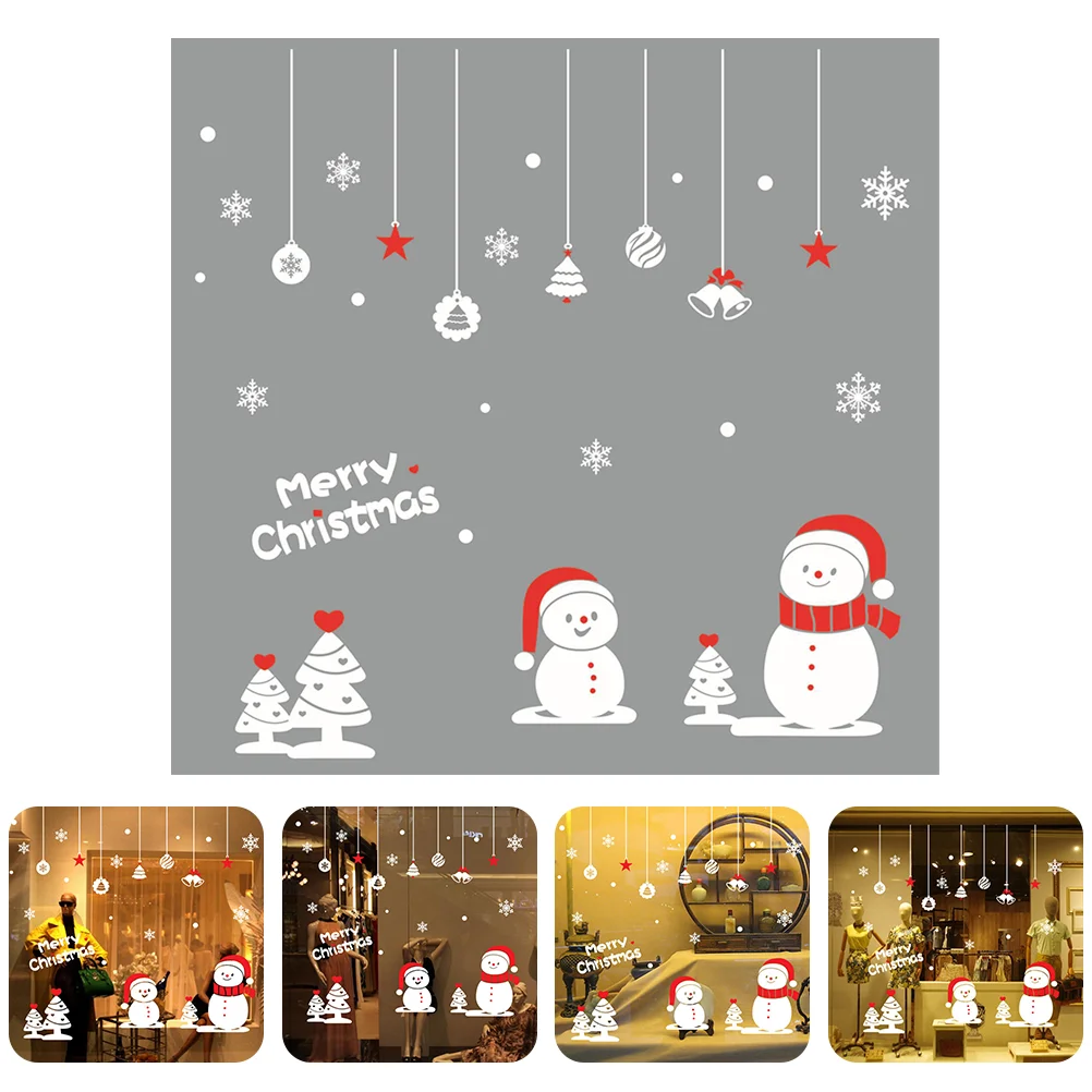

1pc Holiday Mirror Tint Film Christmas Mirrored Window Film Christmas Party Wall Decor Wall Stickers