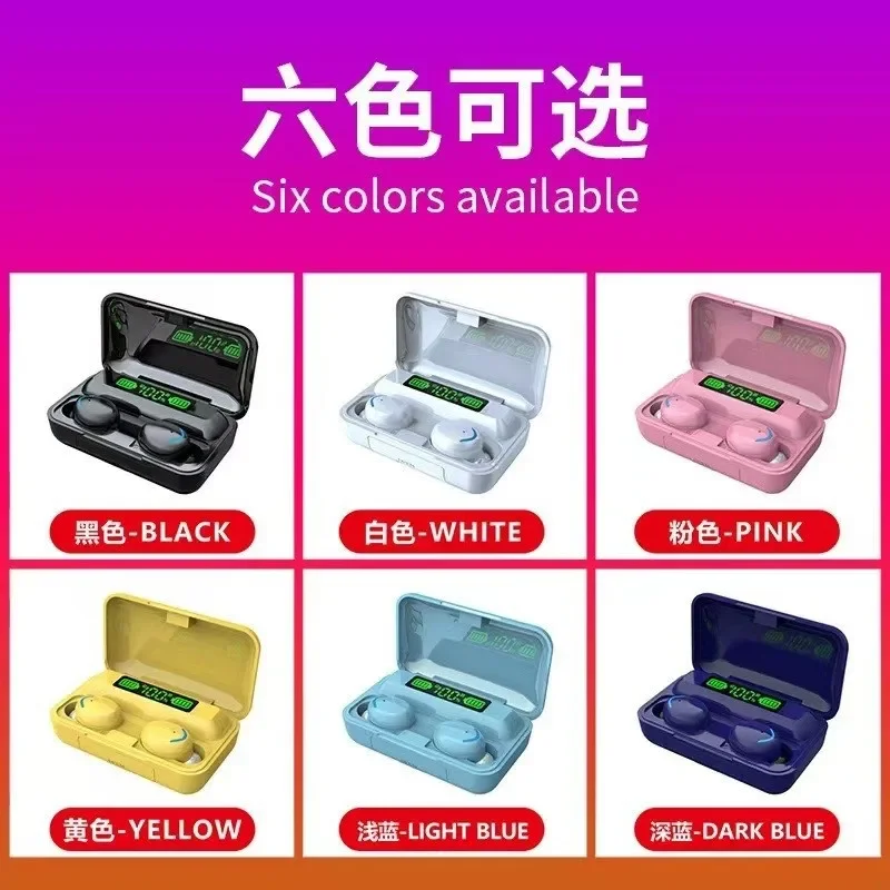 Bluetooth-гарнитура F9-5C с шумоподавлением и цифровым дисплеем