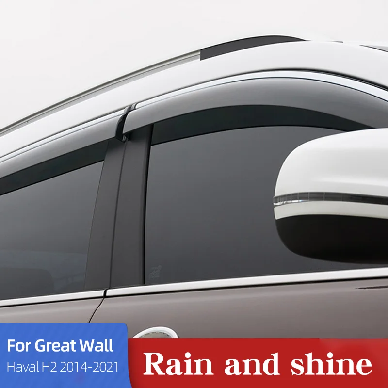 

Unny And Rainy Shield For Great Wall Haval H2 2014 2015-2021 Side Window Deflector Sun Rain Weather Decorative Accessories