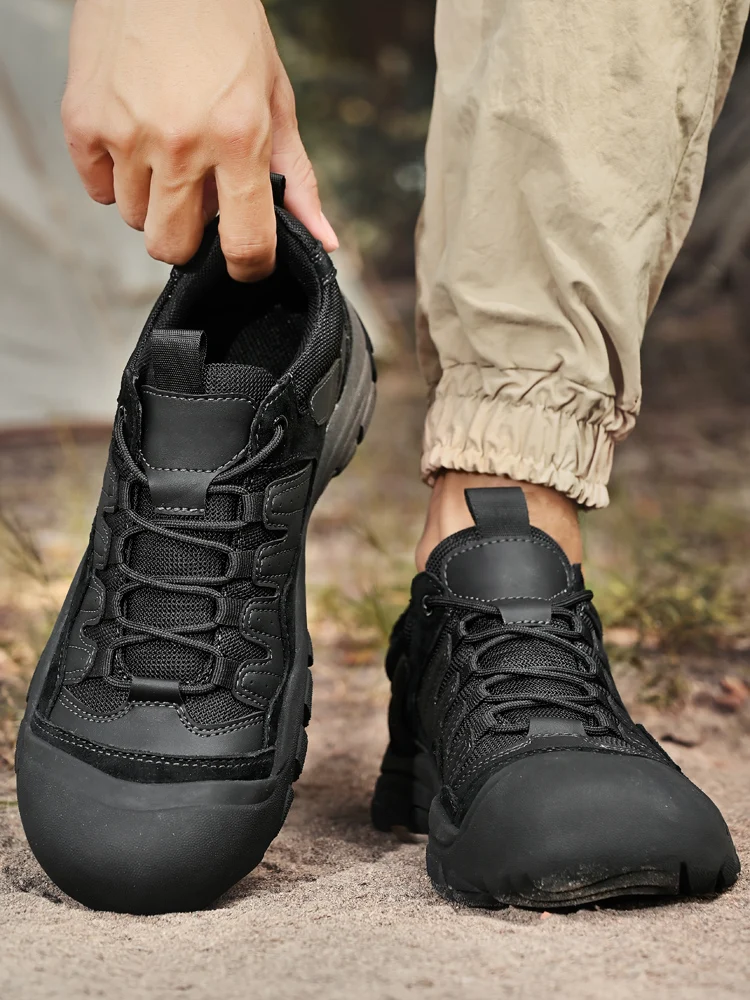 Мужская обувь бренда Bull с флагом осень 2024 новая уличная походная мужская кожаная