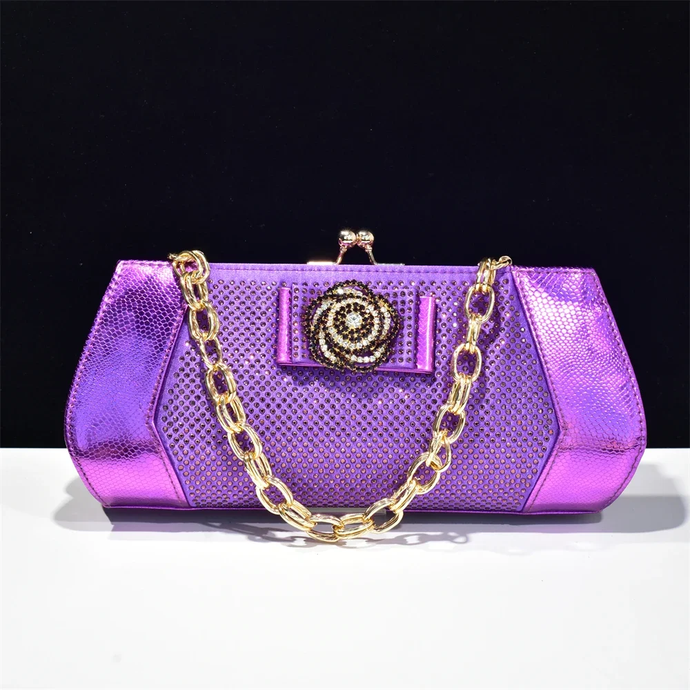 Прямая продажа с фабрики алмазная обеденная сумка ручная Подмышечная цепочка