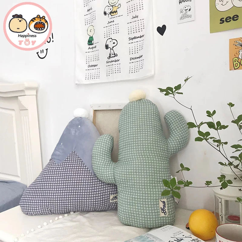 

Ins Korean Internet Celebrity Snow Mountain Cactus Cloud Pillow Plush Toy Cute Sofa Cushion Birthday Gift