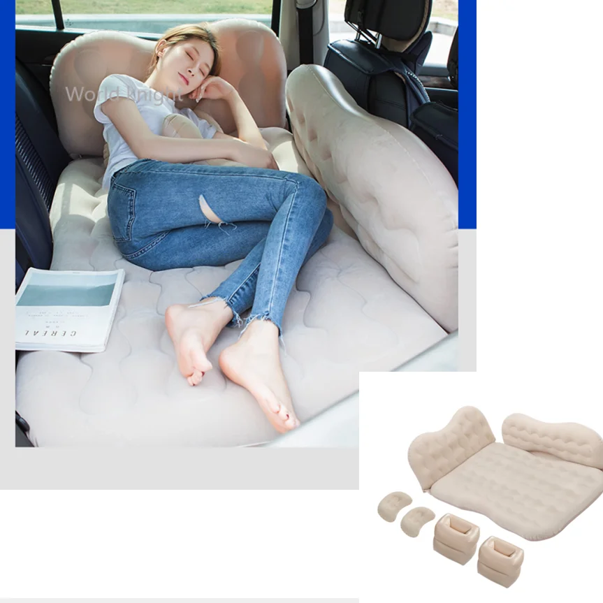 

Надувной матрас с воздушной подушкой, кровать для сна, кровати для внедорожника, Универсальная автомобильная кровать с задним сиденьем, мно...