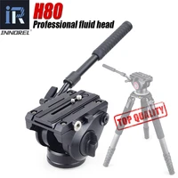 innorel h80 hydraulic fluid tripod head panoramic video for camera tripod monopod slider stabilizer with quick release plate