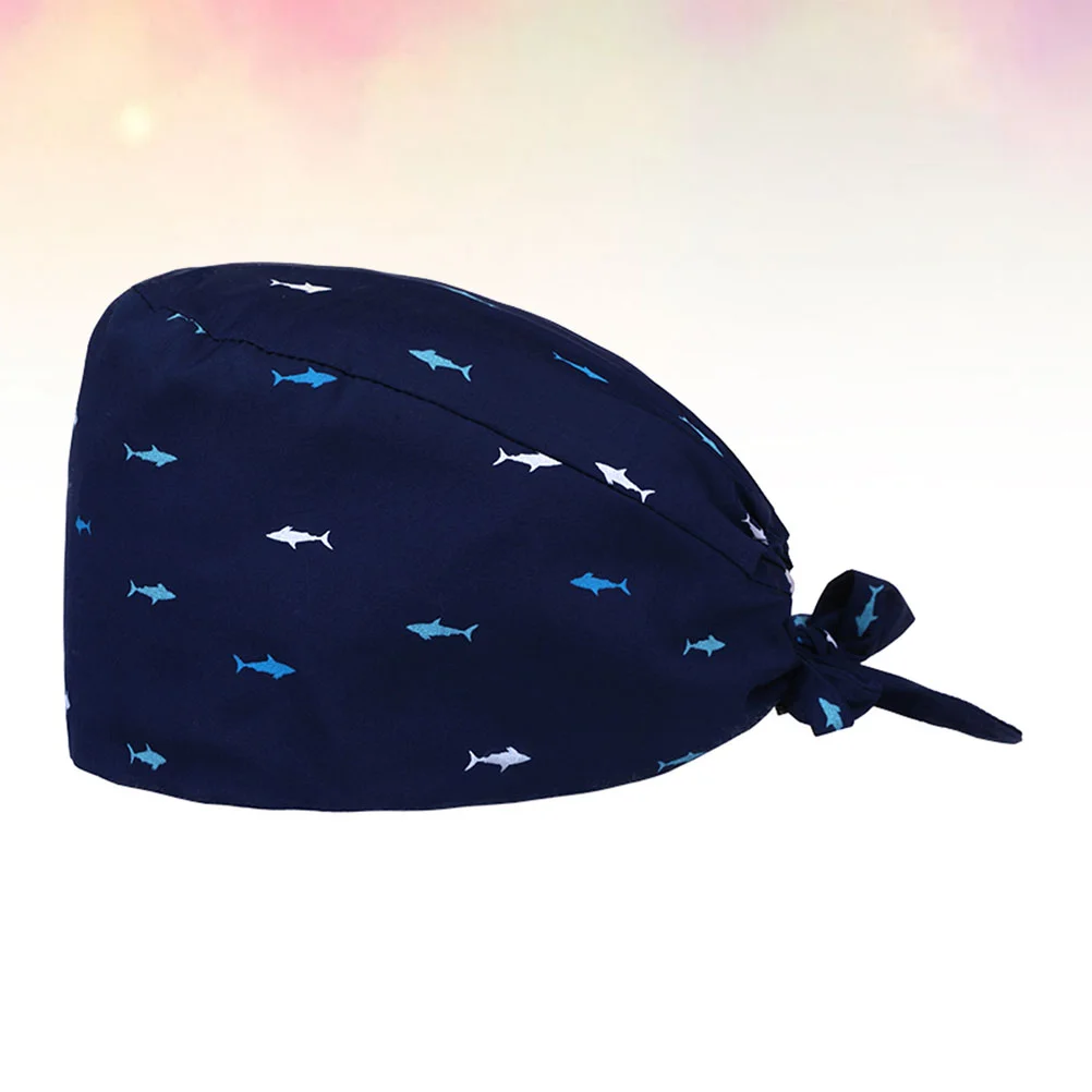 

Cap Hat Scrub Nurse Bouffantcaps Sweat Womenadjustablemen Unisexhelmet Absorbent Cute Operating Room Wicking Wrap Liner Workout