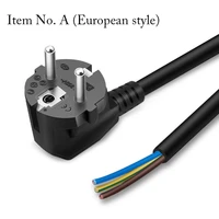 power cord european style american style chinese style pure copper 1m 1 5m 2m 3m
