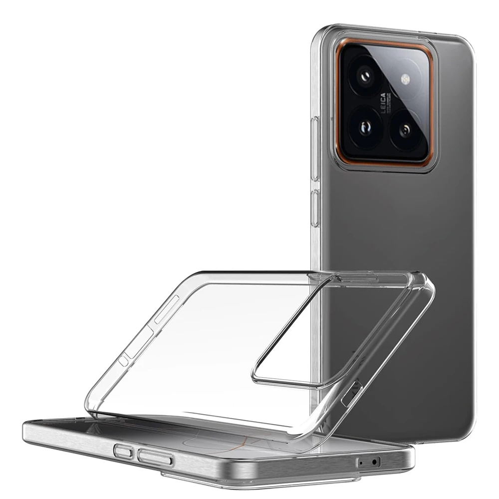 Фото Ультратонкий силиконовый мягкий чехол для Xiaomi 15 15T 14 14T 13 13T Pro, прозрачная защитная задняя крышка для Xiaomi15, противоударный чехол №4