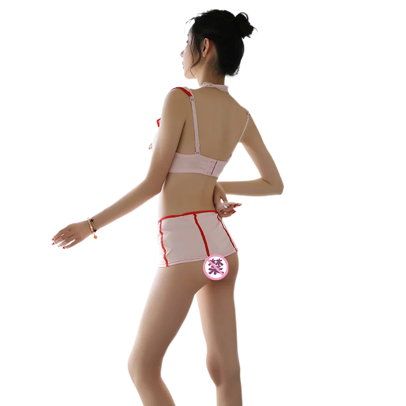 

The sexy nurse cosplay uniform suit is sweet and cute