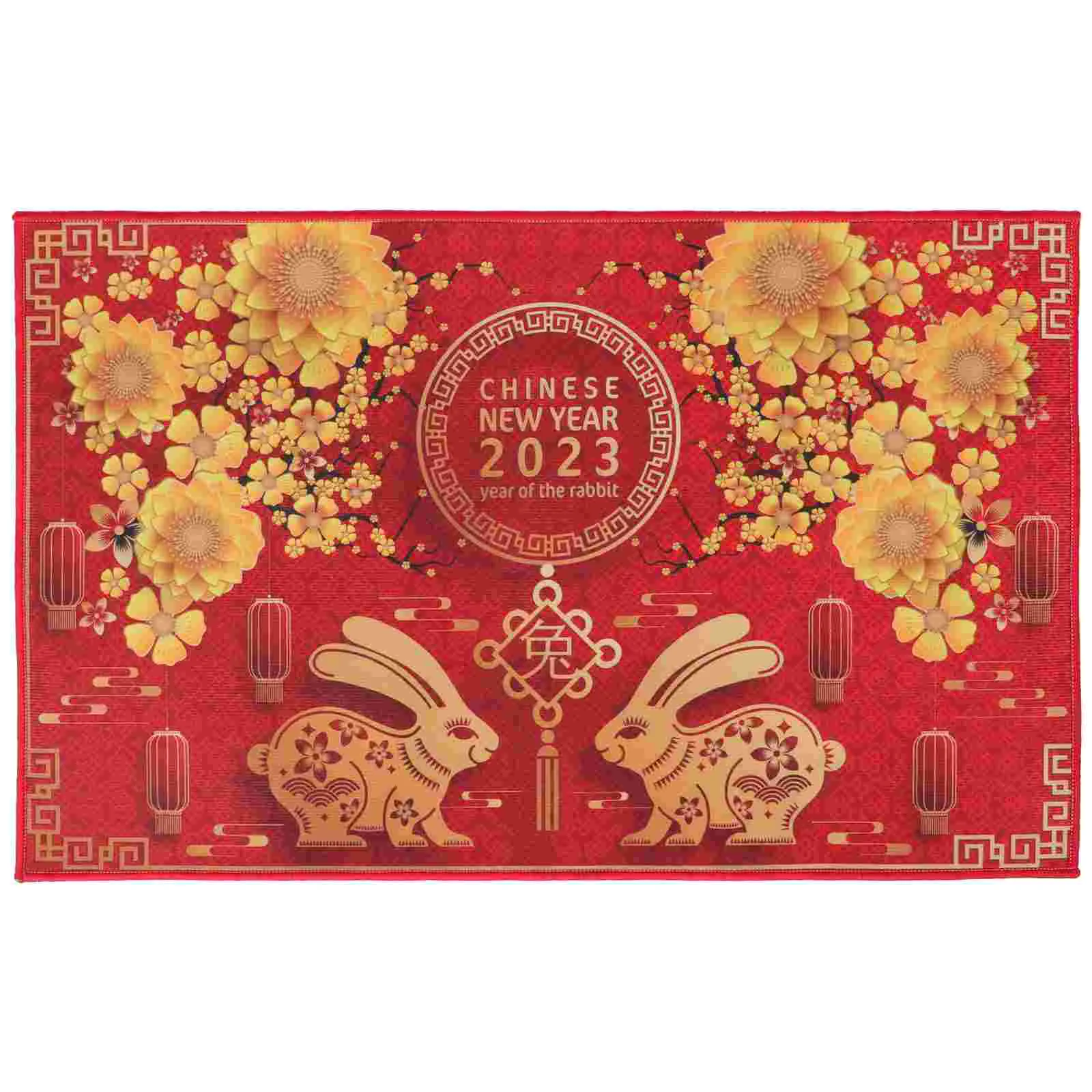 

Mat Door Rug Year Indoor New Chinese Bathroom Doormat Front Rugs Entrance Mats Bath Welcome Floordecoration Pad Water Absorption